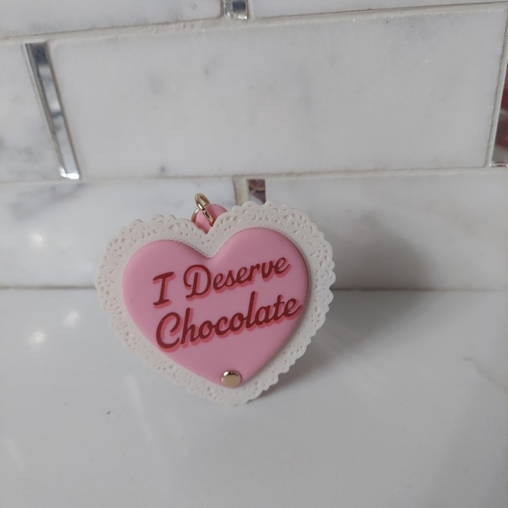 I Deserve chocolate pocketback holder by bath and body works